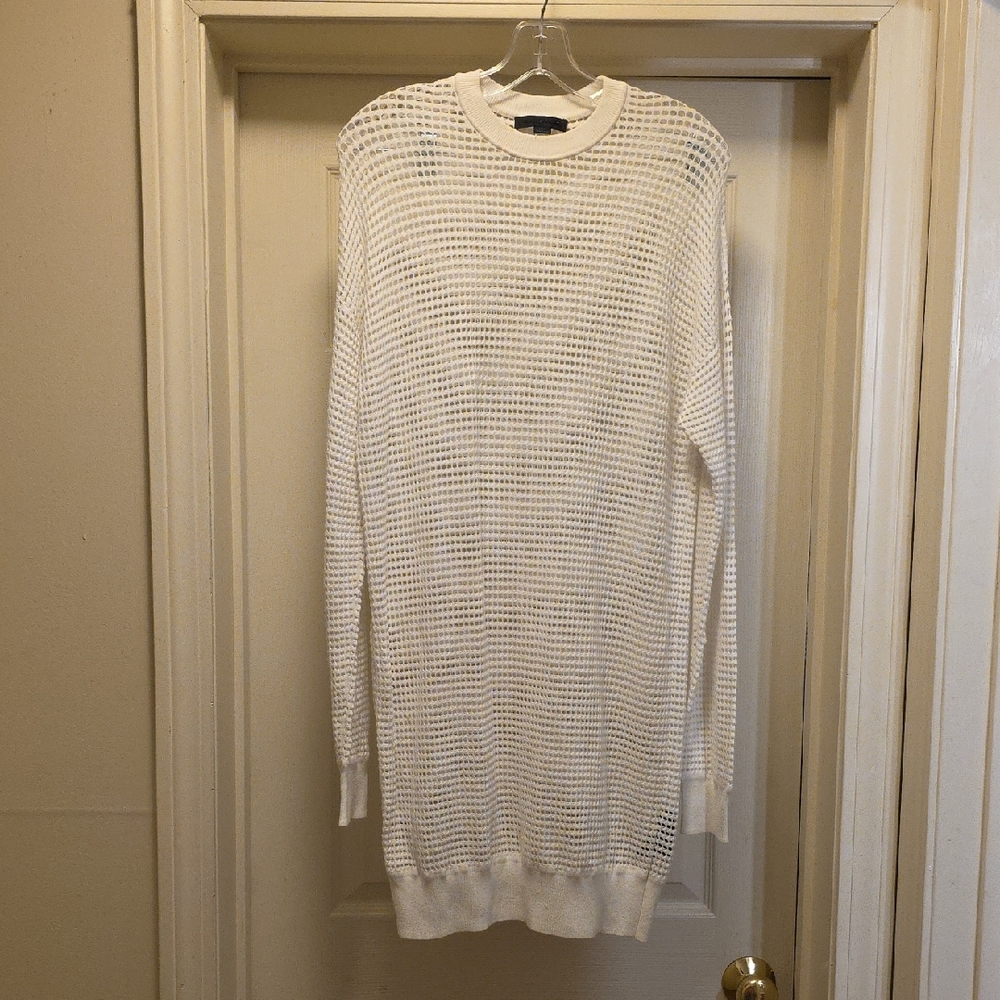 Alexander Wang White Knit Bathing Suit Cover Up. A-9.